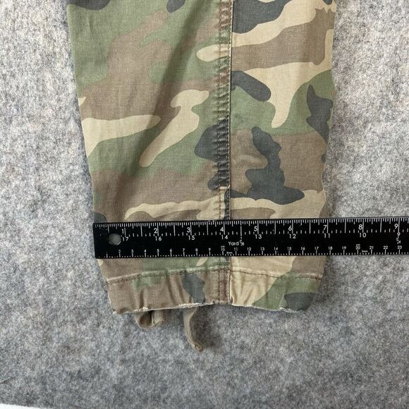 American Eagle Cargo Camouflage Pants Men's 28x28 Green Original Straight Flex - Picture 7 of 12